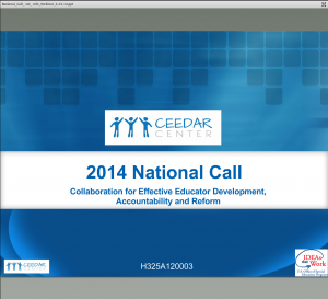 National Call Webinar