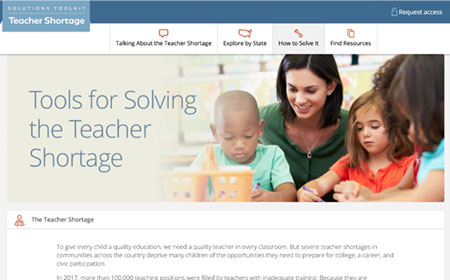 Teacher Shortage Solutions Toolkit from Learning Policy Institute