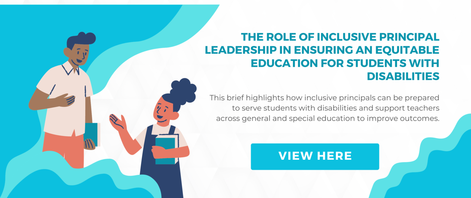 THE ROLE OF INCLUSIVE PRINCIPAL LEADERSHIP IN ENSURING AN EQUITABLE EDUCATION FOR STUDENTS WITH DISABILITIES