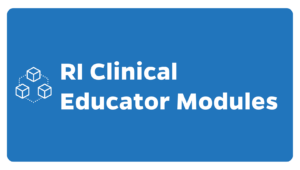 12 button to rhode island clinical educator module